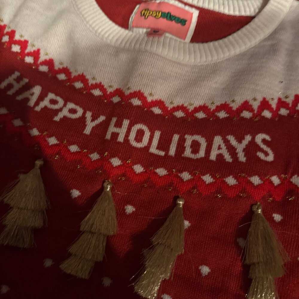 Tipsy Elves Ugly Christmas Sweater - M - NWT - Picture 2 of 4